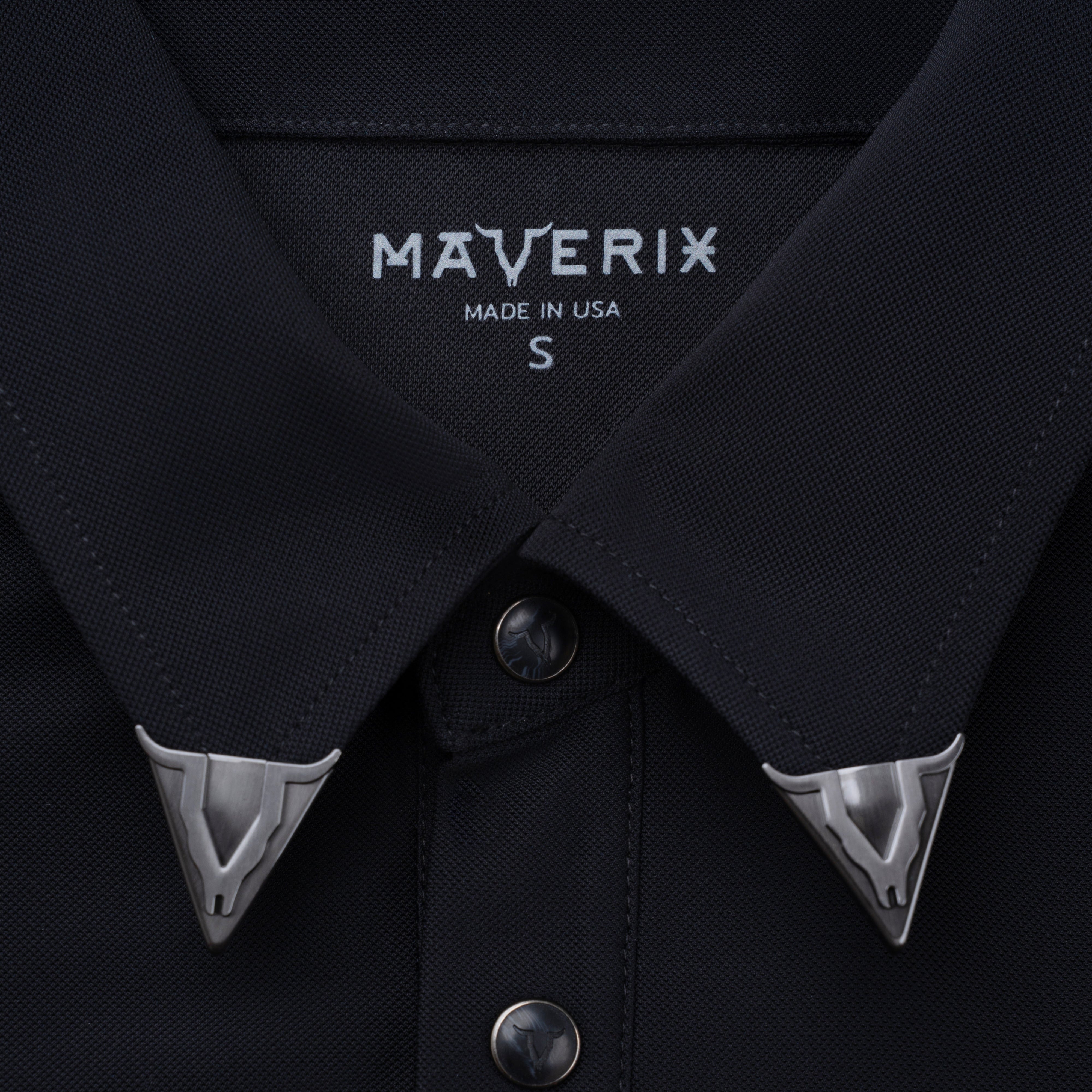 dress shirt metal collar tips Silver & Gold Western Collar Tips- screw post attachment