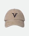 Luxury Western Golf apparel Beige cap with a dark logo on a light gray background