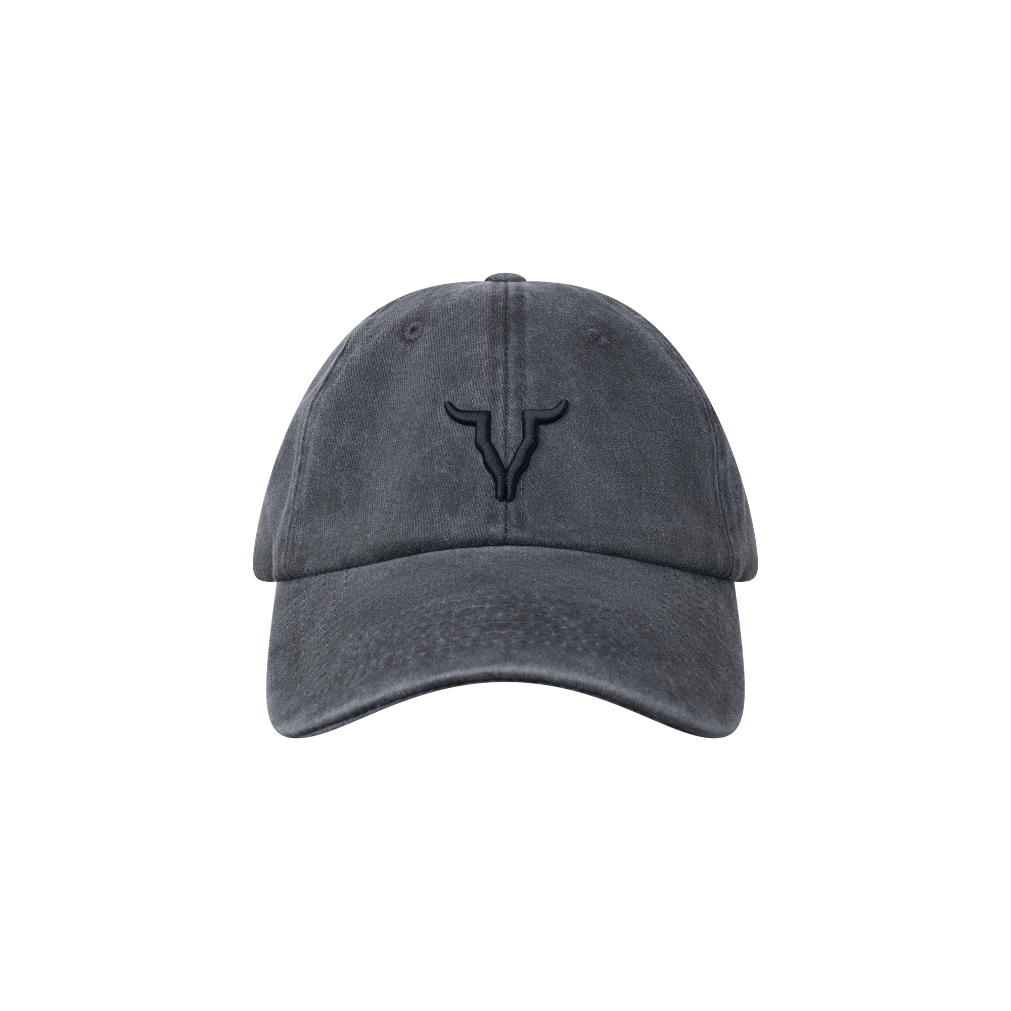 Luxury Western Golf apparel Gray cap with a black logo on a white background